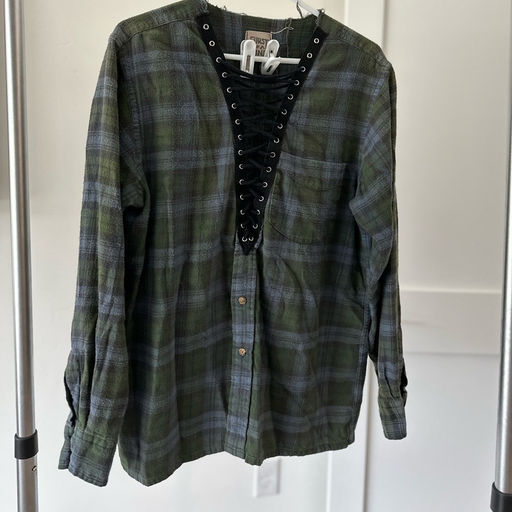 First Of A Kind bought from LF / Size: Medium/ Color: Green/Blueish